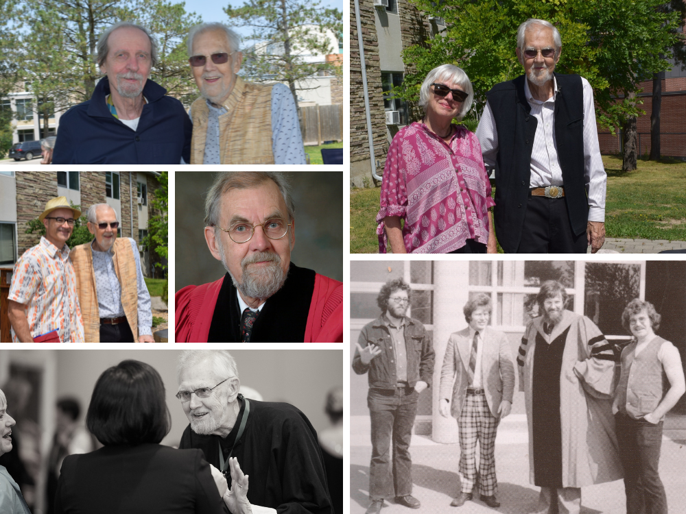 Collage of images of Darrol Bryant at Renison.